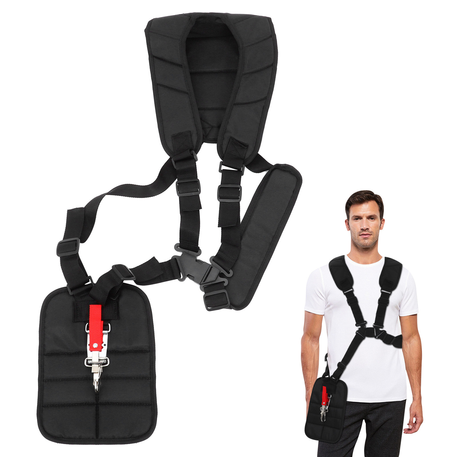 Brush Cutter Strap - Grass Trimmer Shoulder Strap Adjustable Harness
