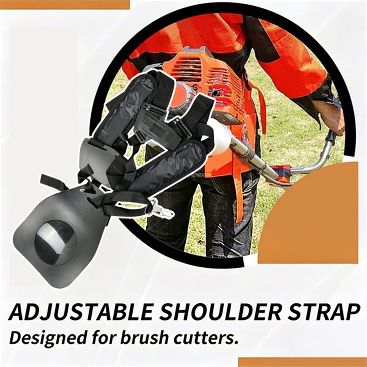 Brush Cutter Strap - Harness of Shoulder Strap for Sthil
