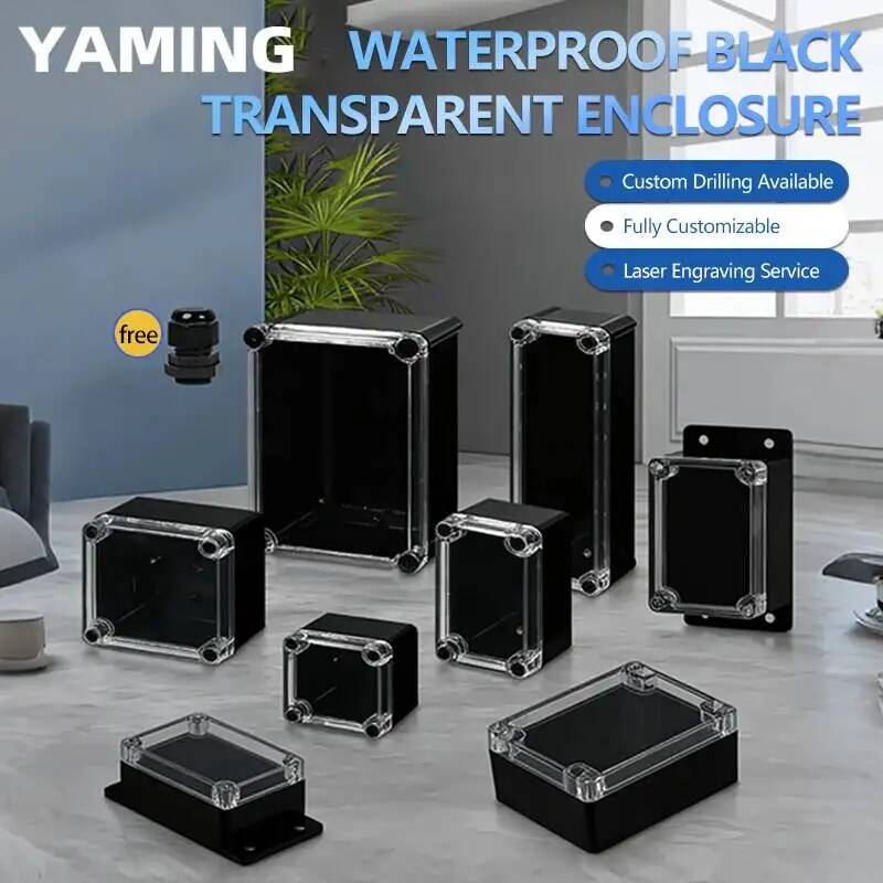 2pcs Transparent Cover Waterpr - Outdoor Power Junction Box review and price