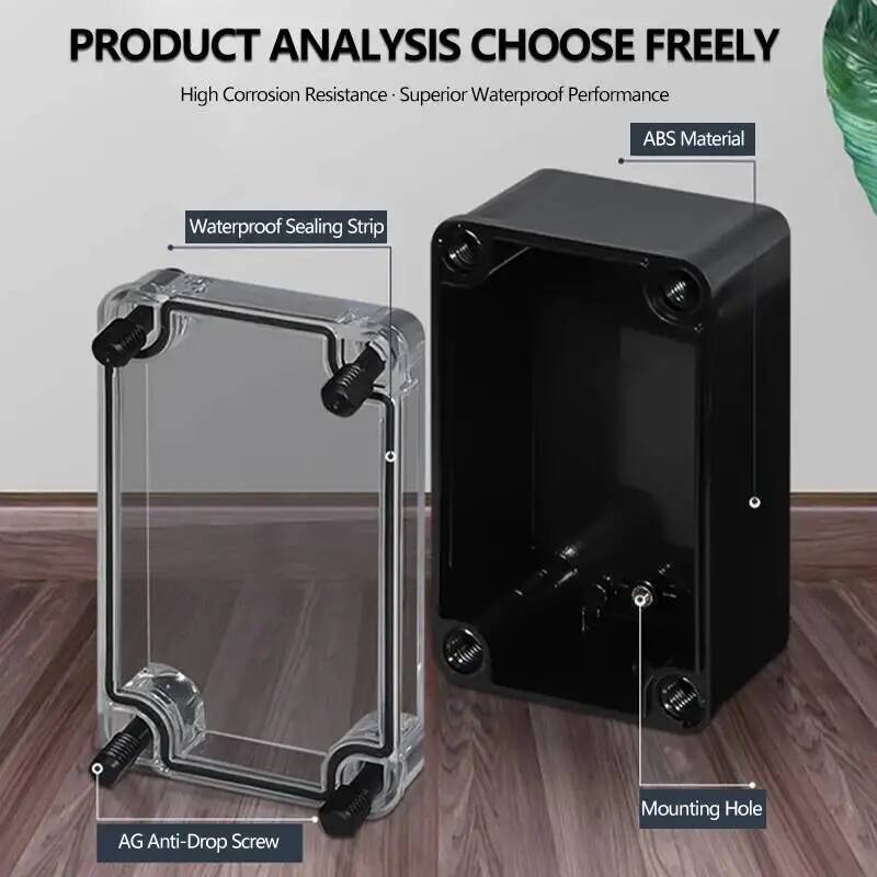 2pcs Transparent Cover Waterpr - Outdoor Power Junction Box review and price