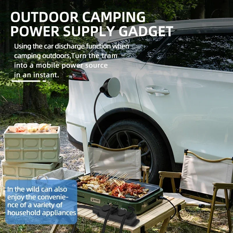 Portable 16A 4KW Electric Car  - Outdoor Power Tower review and price