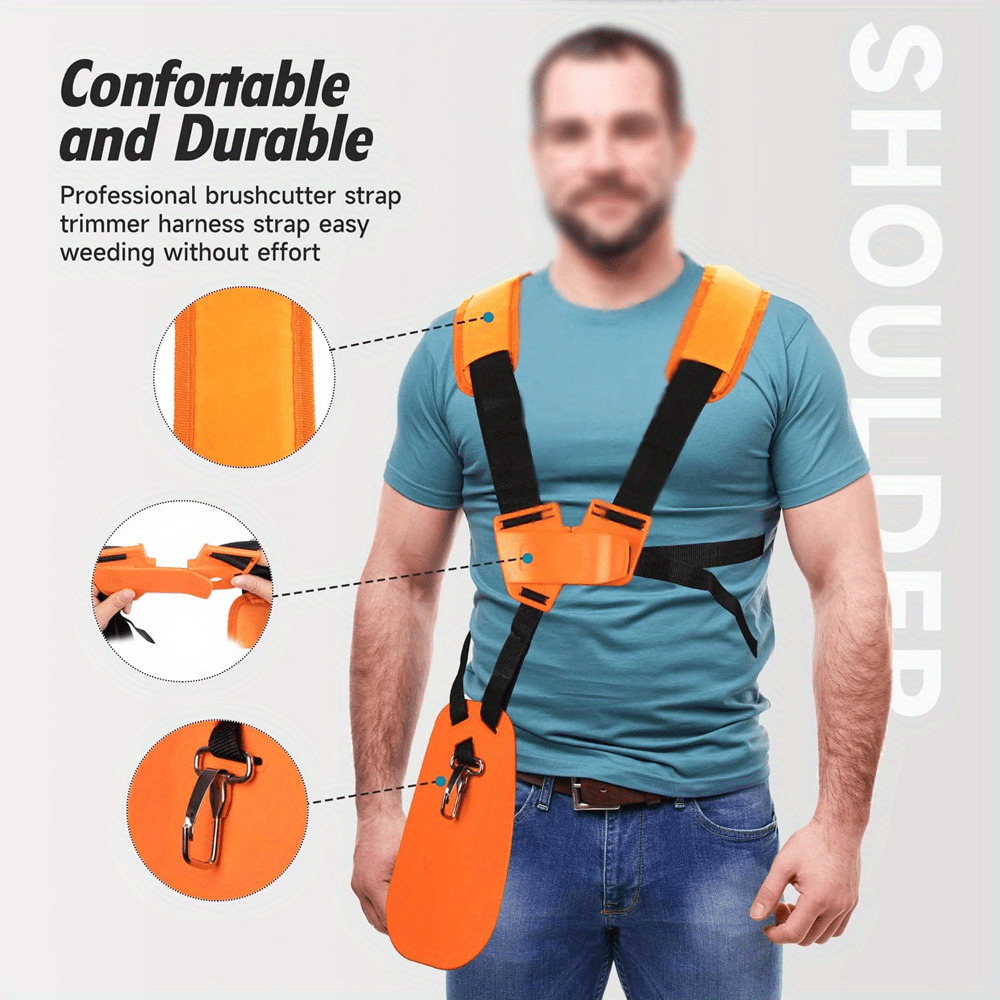 Double Shoulder Strap Lawn Mow - Brush Cutter Strap review and price