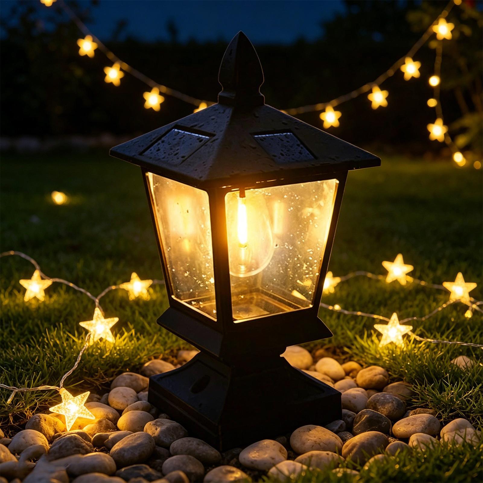 Waterproof Solar Garden Lights - Outdoor Power Post review and price