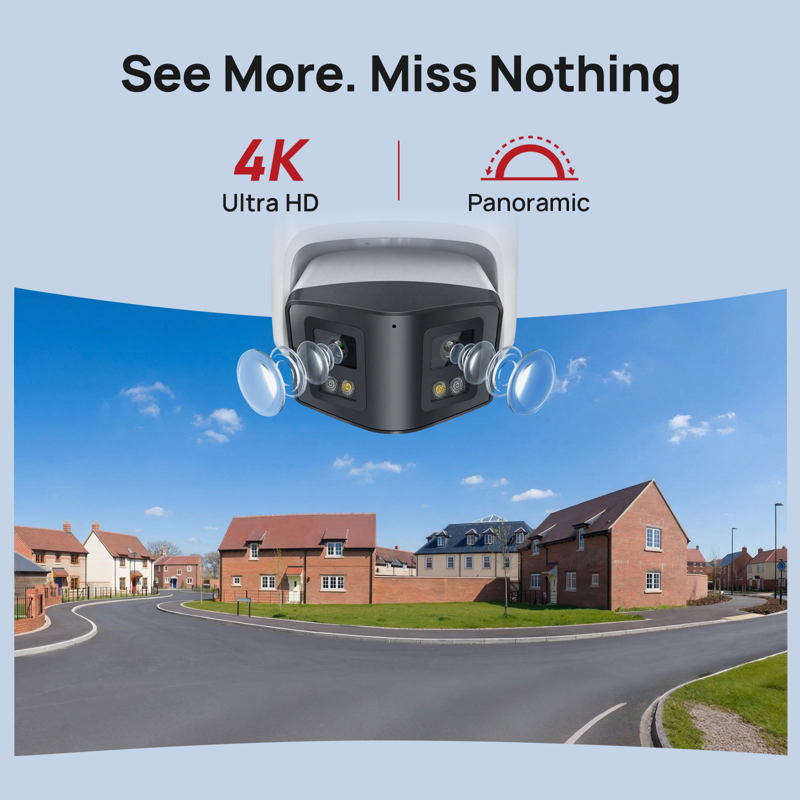 Vikylin 8MP Panoramic Smart Du - Outdoor Power Post review and price