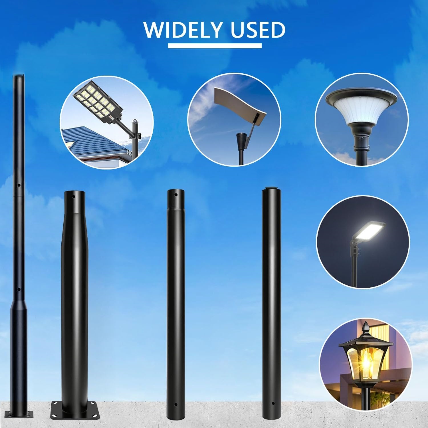  Universal Light Pole Set for  - Outdoor Power Post review and price