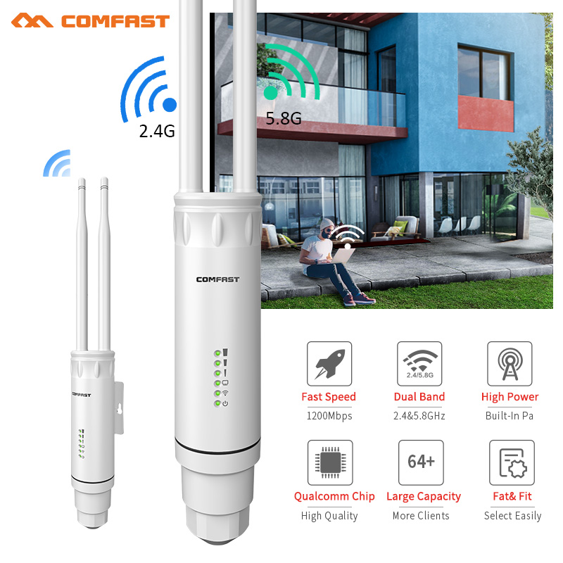 COMFAST Outdoor AP Gigabit Por - Outdoor Power Post review and price