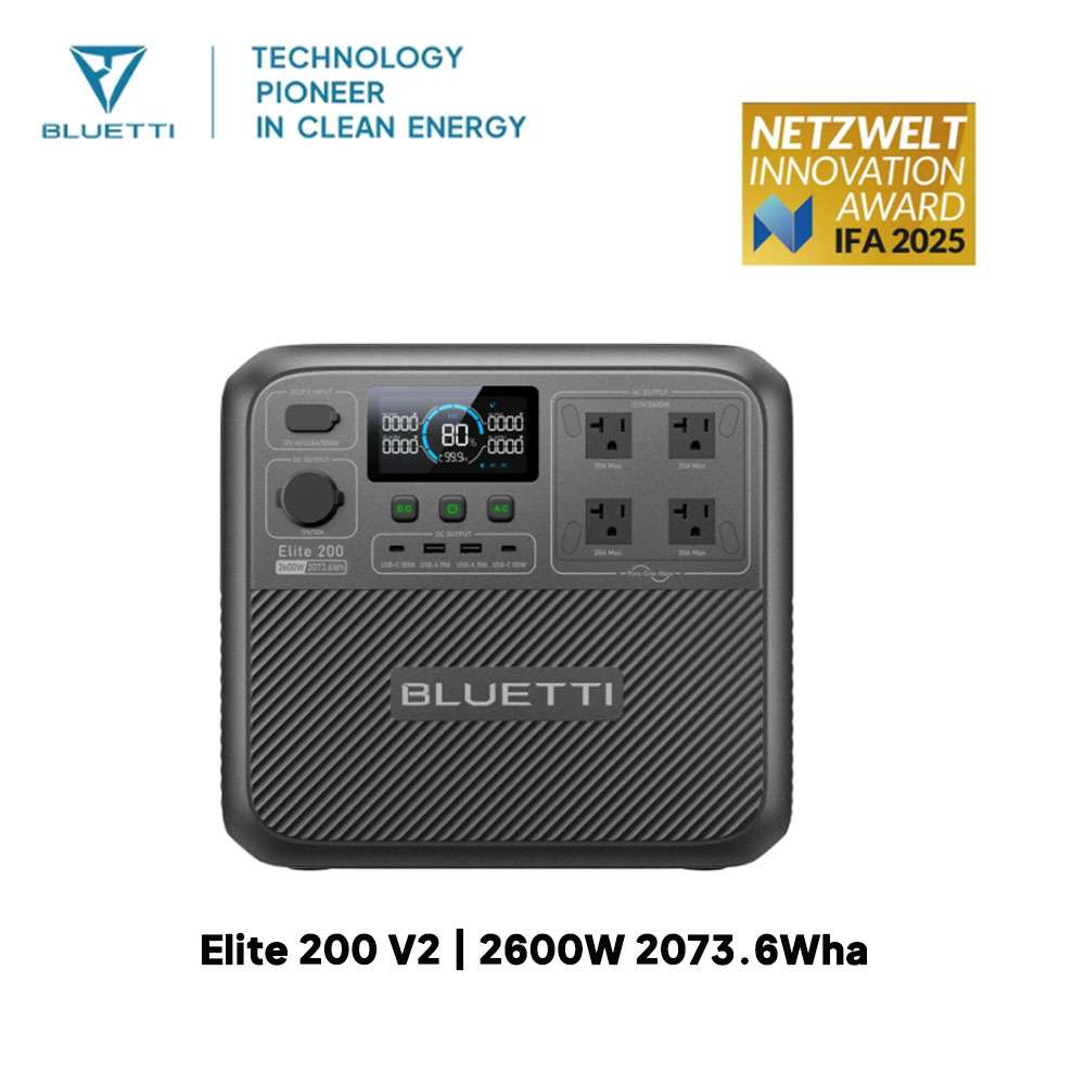 【Renew】BLUETTI Elite 200 V2 Po - Outdoor Power Tower review and price