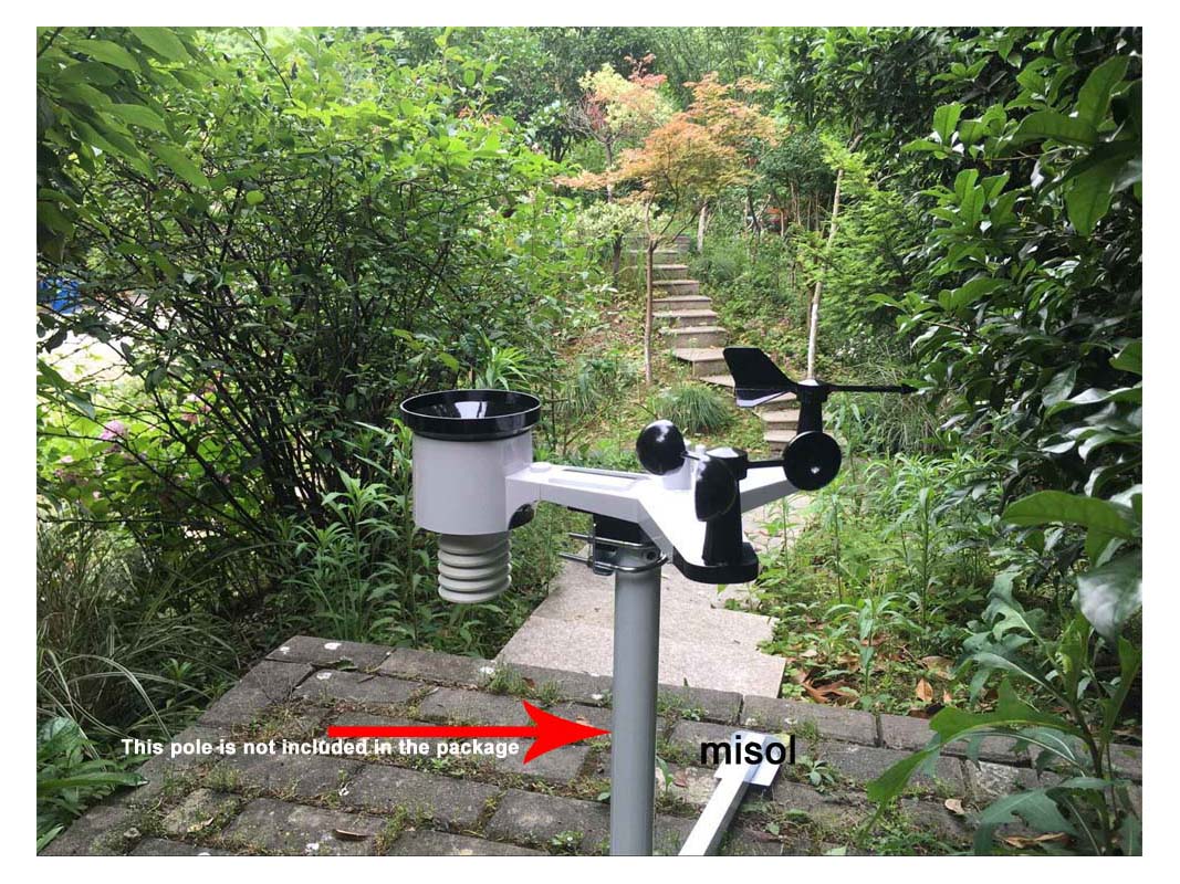 MISOL WiFi Weather Station wit - Outdoor Power Tower review and price
