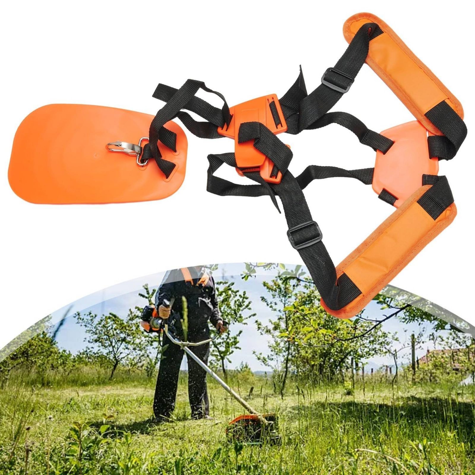 Double Shoulder Trimmer Harnes - Brush Cutter Strap review and price
